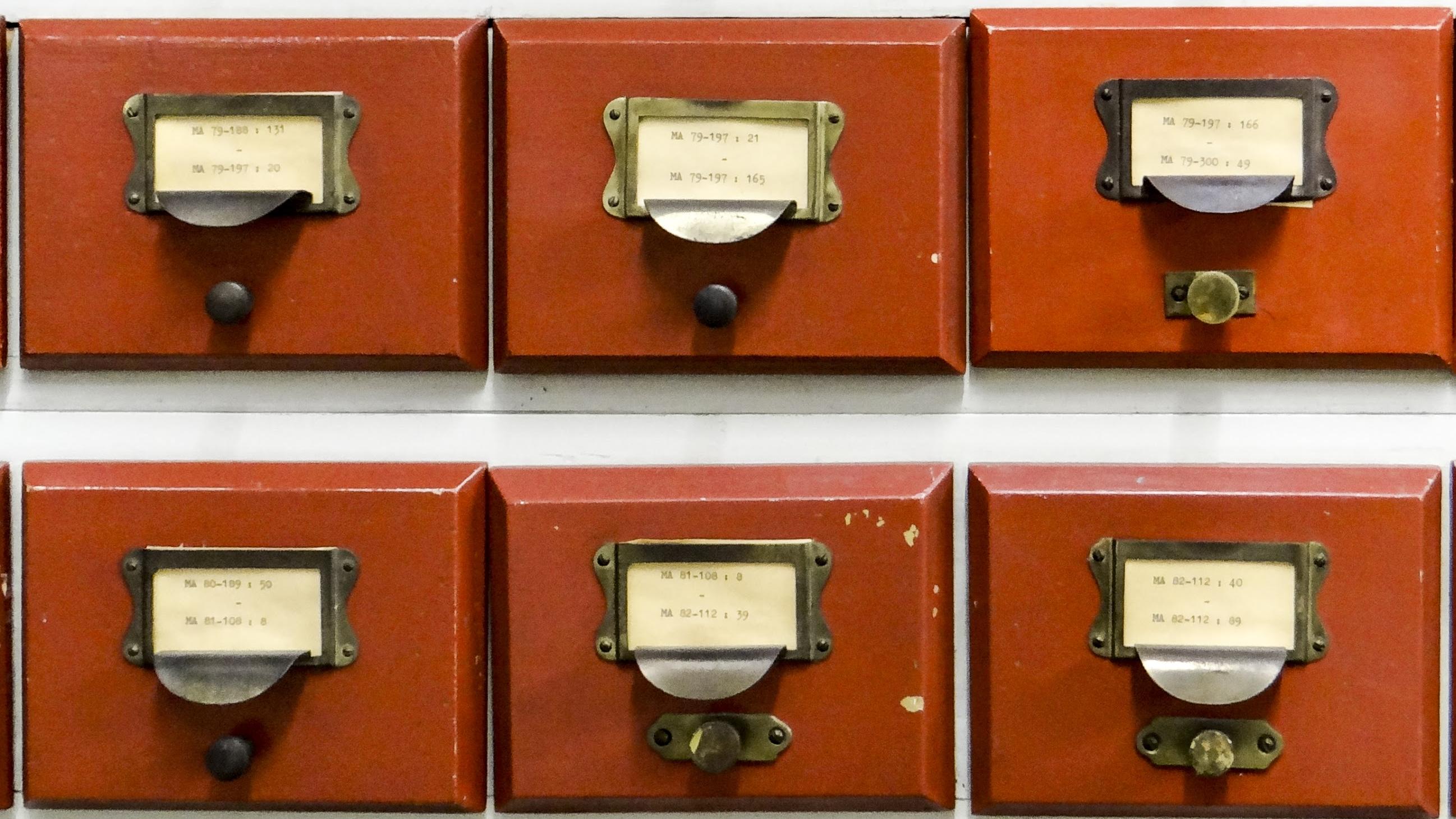 Old Card Index of SUB Göttingen